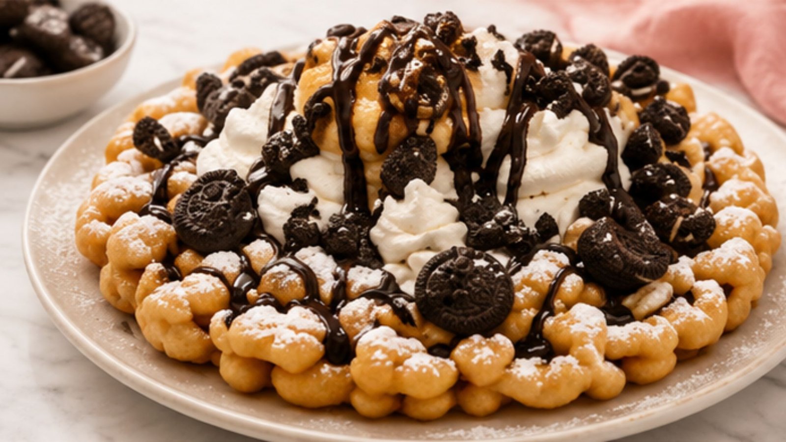 Dezzi's Big Back Oreo funnel cake special