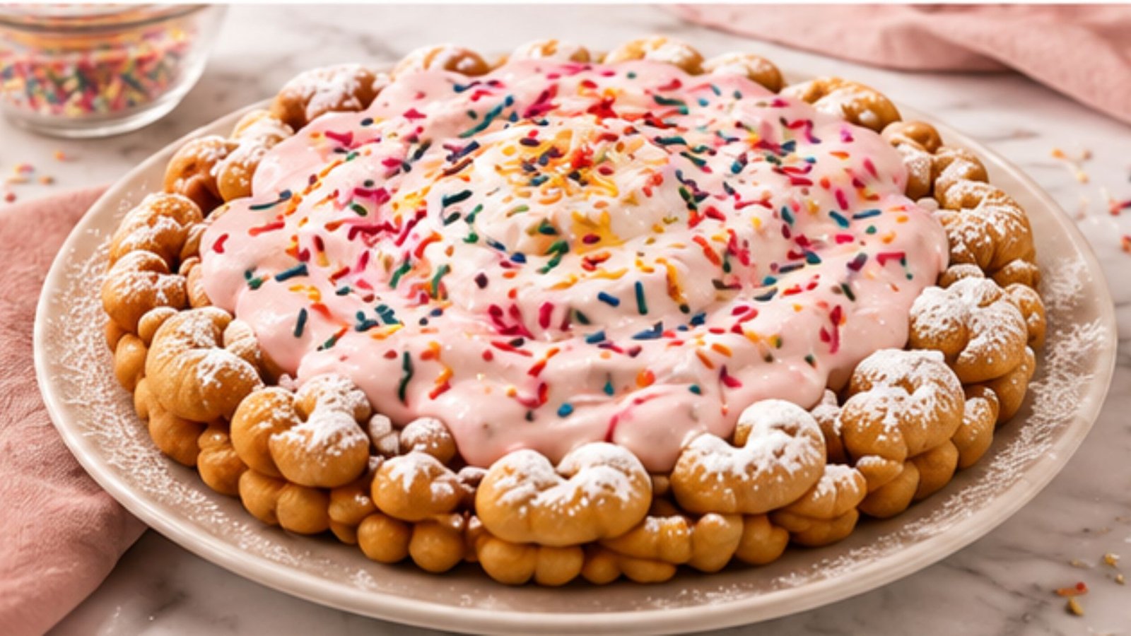 Deep fried Oreos dusted with powdered sugar