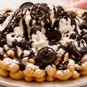 Cookies and Cream funnel cake
